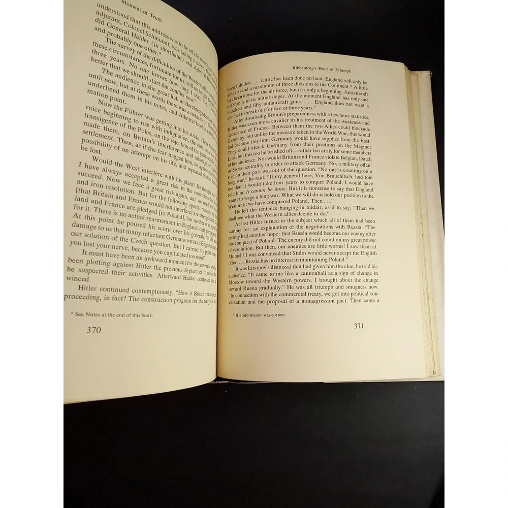 On Borrowed Time: How World War II Began by Leonard Mosley (1969,‎ Hardcover)